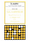 GASTOLDI/SANVOISIN BALLETTI A CINQUE VOCI 2 SOPR/HAUTE-CONTRE/TENOR/BASSE/PARTITION (LP10) GASTOLDI/SANVOISIN BALLETTI A CINQUE VOCI 2 SOPR/HAUTE-CONTRE/TENOR/BASSE/PARTITION (LP10)