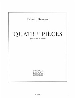Cover 4 PIECES POUR FLUTE ET PIANO