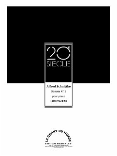 Cover Alfred Schnittke, Sonate No. 1 Pour Piano Klavier Buch