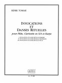 Invocations et danses rituelles for flute, clarinet and harp score and parts