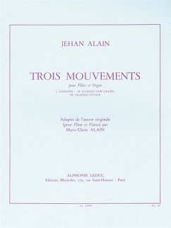 Cover 3 mouvements pour flute et orgue