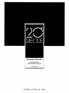 Cover Alexander Mosolov, Quarter Pieces Fagott und Klavier Buch