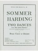 SOMMER/HARDING/KING 2 DANCES ON THE SAME THEME BRASS QUINTETT/SCORE AND PARTS(PTION/PTIES)MFB038