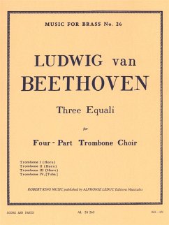 Cover 3 Equali for 4-part trombone choir score and parts