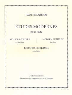 Cover Etudes modernes pour flute