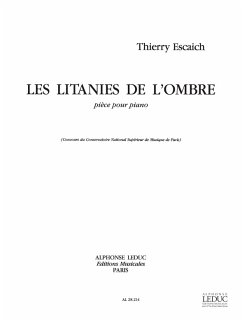 Cover Litanies de l'Ombre pour piano