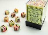 FestiveŽ 12mm d6 Circus/black Dice Block (36 dice) FestiveŽ 12mm d6 Circus/black Dice Block (36 dice)