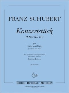 Konzertstück D-Dur D345 für Violine und Klavier