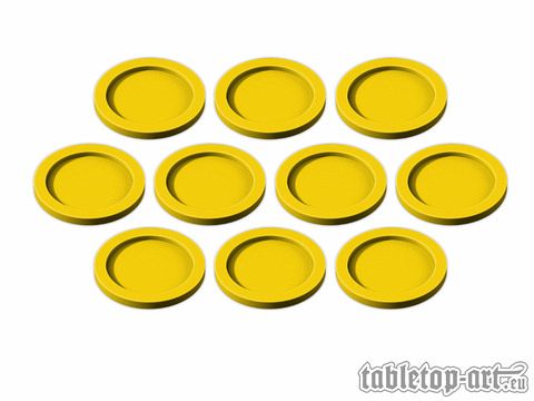 Skill and Squad Marker - 25mm Yellow (10) Skill and Squad Marker - 25mm Yellow (10)