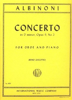 Concerto ŕ cinque op.9,2 for oboe and piano