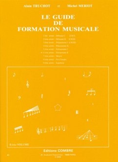 TRUCHOT Alain / MERIOT Michel Guide de formation musicale Vol.6 - élémentaire 2 formation musicale Partition