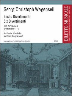 Cover 6 Divertimenti Band 2 (Nr.4-6) für Cembalo (Klavier)