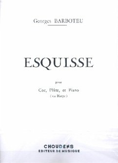 Esquisse pour cor, flűte et piano (harpe)