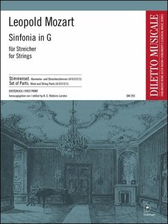 Cover Sinfonia G-Dur für Streicher Stimmenset