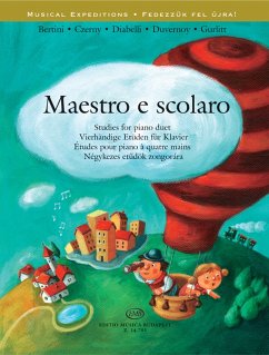 Cover Maestro e scolaro für Klavier zu 4 Händen Spielpartitur