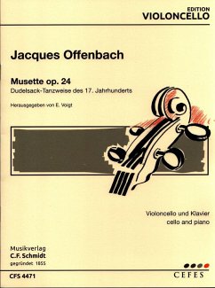 Cover Musette op.24 für Violoncello und Klavier Stimmen