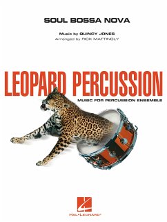 Cover Quincy Jones, Soul Bossa Nova Percussionensemble Partitur + Stimmen