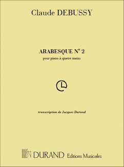 Arabesque no.2 pour piano ŕ 4 mains