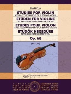 Cover Etüden op.68 für 1-2 Violinen Partitur