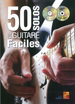 Cover 50 Solos De Guitare Faciles Gitarre Buch + CD