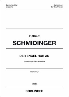 Cover Der Engel hob an für gem Chor a cappella Partitur