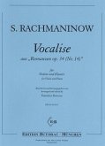 Vocalise op.34,14 für Violine und Klavier