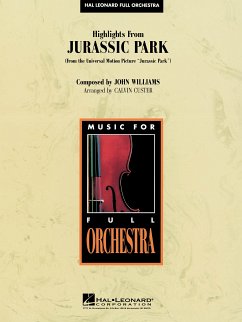 John Williams, Highlights from Jurassic Park Orchestra Partitur + Stimmen