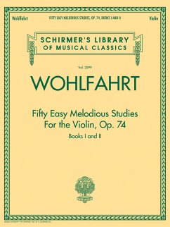 Cover Fifty Easy Melodious Studies for the Violin Op. 74