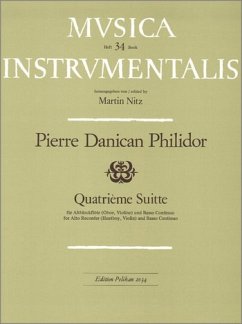 Cover Suitte no.4 für Altblockflöte (Oboe, Violine) und Bc