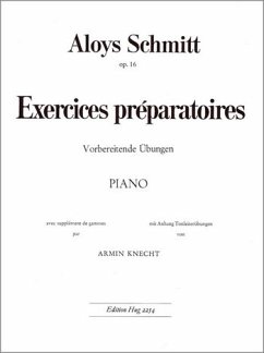 Cover Exercices préparatoires op.16 pour piano