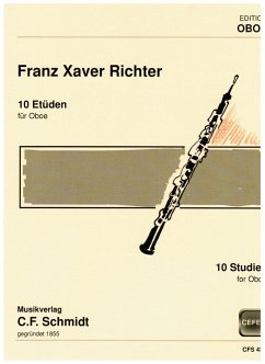 Cover 10 Etüden für Oboe (Saxophon)