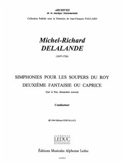 Caprice no.2 des Symphonyes pour les soupers du roy pour orchestre de chambre partition et parties