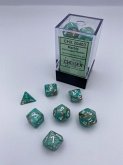 Marble Mini-Polyhedral Oxi-Copper/white 7-Die Set