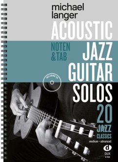 Cover Acoustic Jazz Guitar Solos (+CD): für Gitarre/Tabulatur