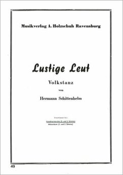 Cover Schittenhelm, Hermann Lustige Leut Diatonische Handharmonika