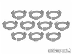 Cover Squad Marker - 25mm Silver (10)
