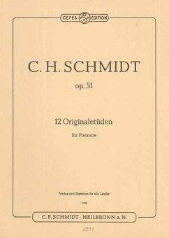 Cover 12 Originaletüden op.51 für Posaune