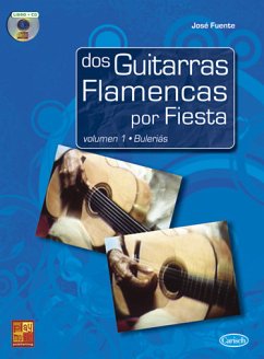 Cover José Fuente, Dos Guitarras Flamencas por Fiesta Gitarre Buch + CD