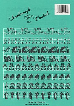Cover Scarborough fair / Canticle for female chorus (SSA) and piano score