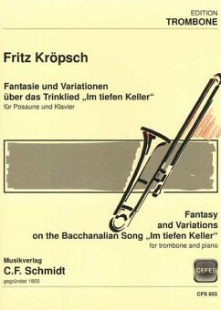 Cover Fantasie über das Trinklied Im tiefen Keller für Posaune und Klavier