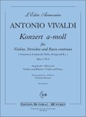 Konzert a-Moll op.3,6 für Violine, Streicher und Bc für Violine und Klavier