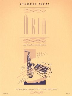 Cover Aria pour saxophone alto et piano