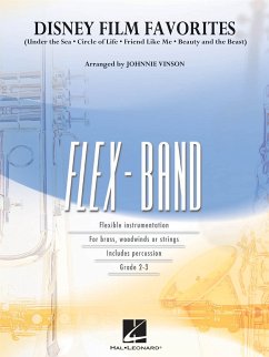 Disney Film Favorites 5-Part Flexible Concert Band/Fanfare [Opt. Strings] Partitur