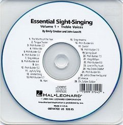 Cover Essential Sight-Singing Vol. 1 Treble Voices