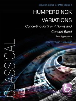 Cover Bert Appermont, Humperdinck Variations 3 or 4 Horns and Concert Band Partitur