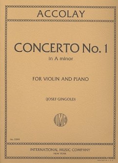 Cover Concerto a Minor no.1 for violin and piano