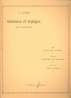 Gammes et arpčges pour violoncelle