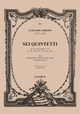 6 Quintetti op.56 für Klavier und Streichquartett Partitur (= Klavierstimme)