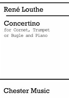 Cover Concertino for cornet or trumpet with piano accompaniment