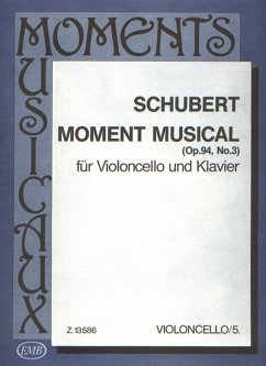 Cover Moment musical op.94,3 für Violoncello und Klavier